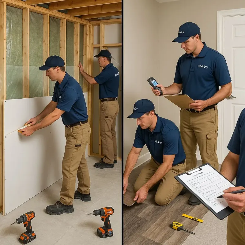 Repairs and Reconstruction process in El Cerrito, CA